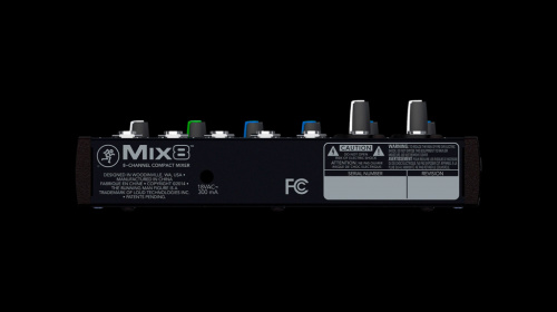 Mackie Mix8 8 channels 20 - 30000 Hz Black