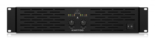 Behringer KM1700 audio amplifier Performance/stage Black