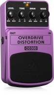 Behringer OD300 effects pedal Purple, Black