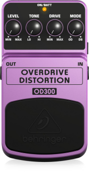 Behringer OD300 effects pedal Purple, Black