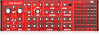 Behringer NEUTRON synthesizer Analog synthesizer Red