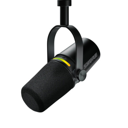 Shure MV7+-K-BNDL - lectern/vocal Microphone with XLR/USB-C connector, black + desk stand GATOR MISSUHMIK0063