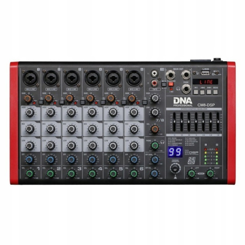 DNA CM8-DSP audio mixer USB MP3 Bluetooth Phantom