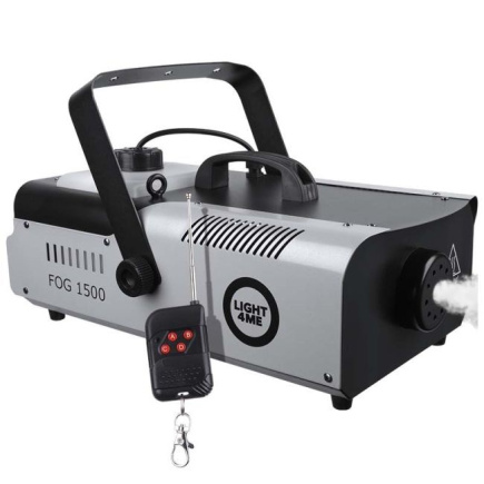 LIGHT4ME FOG 1500 fog smoke generator remote control