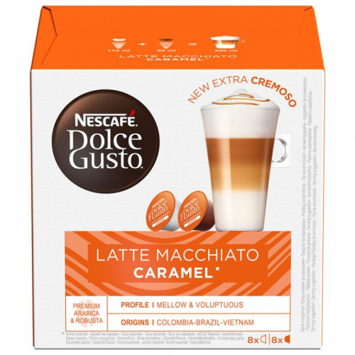 Kohvikapslid Nescafe Dolce Gusto Caramel Latte Macchiato / 7613037788884