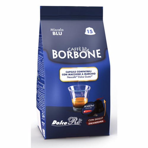 Borbone Dolce Gusto Blue Blend, 15 tk - Kohvikapslid / 8034028334450