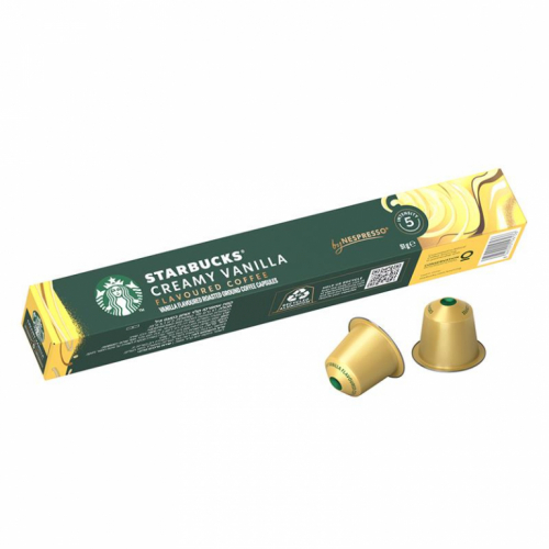 Starbucks® Creamy Vanilla by Nespresso, 10 tk - Kohvikapslid / 8445290156075