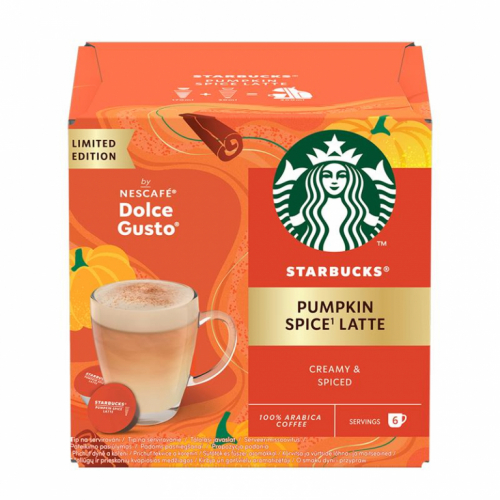 Starbucks Pumpkin Latte, 6 portsjonit - Kohvikapslid / 8445291093133