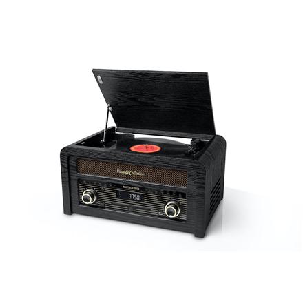 Muse | Turntable micro system | MT-115W | USB port | AUX in | CD player | FM radio | Wireless connection