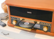 Retro-muusikakeskus vinüülplaadi- ja kassetimängijaga Lenco TCD2551WD