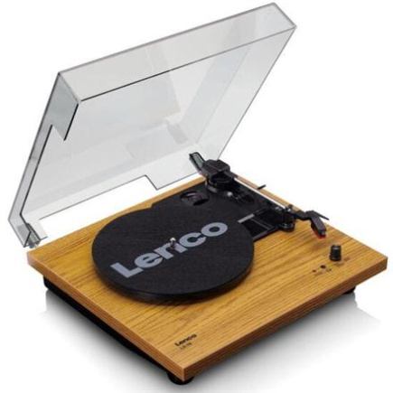 Lenco LS-10 record player with speakers wood | Lenco
