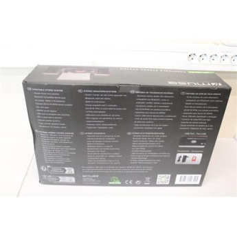 Renew. Muse MT-108BT Turntable Stereo System | Muse | Turntable Stereo System | MT-108BT | Turntable Stereo System | USB port | DAMAGED PACKAGING, DAMAGED SPEAKER CORNER