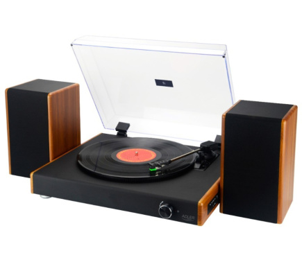 Adler Turntable AD1915 USB Bluetooth Speakers
