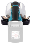 Makita DUM604ZX cordless grass shear 16 cm 18 V Lithium-Ion (Li-Ion) Black, Blue