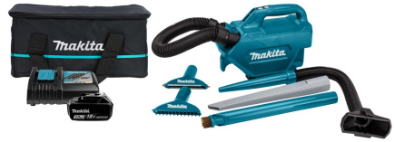 Makita Vacuum Cleaner 18V DCL184RF LXT with 1x3.0Ah battery
