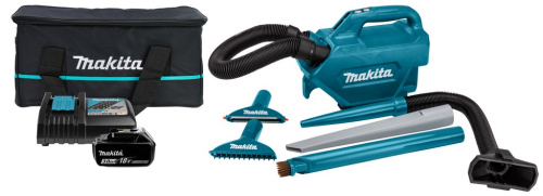 Makita Vacuum Cleaner 18V DCL184RF LXT with 1x3.0Ah battery
