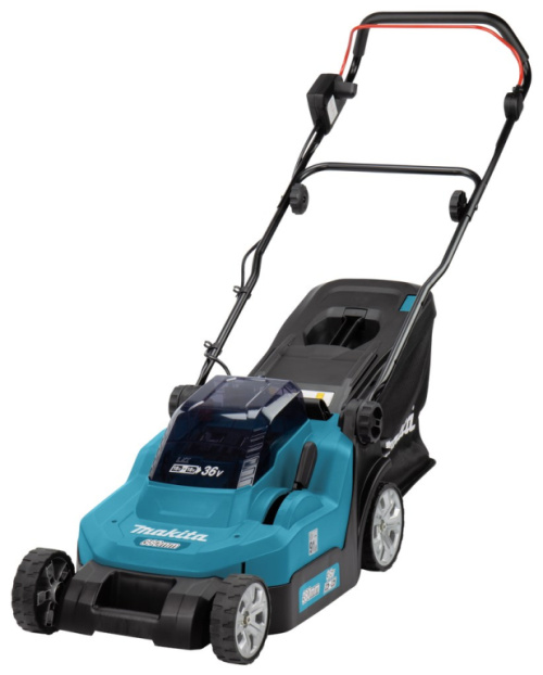 Makita DLM382CM2 lawn mower Walk behind lawn mower Battery Black, Blue