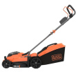 Must & Decker BCMW3318L2 Push lawn mower Battery Must, Orange