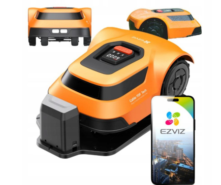 EZVIZ RM600 orange robotic lawn mower