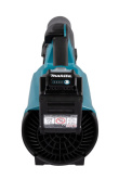 Makita UB001GZ cordless leaf blower 230.4 km/h Must, Blue 40 V Lithium-Ion (Li-Ion)