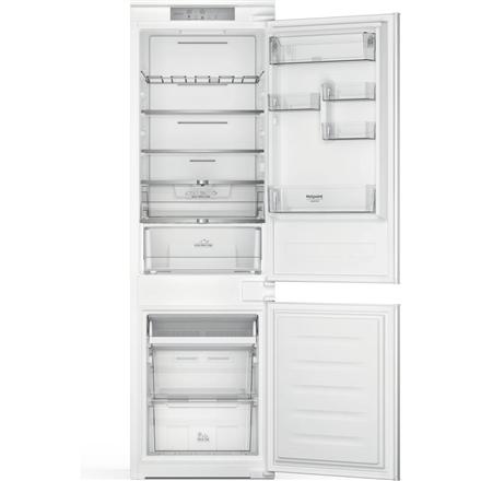 Hotpoint Refrigerator | HAC18 T542 2 | Energy efficiency class E | Built-in | Combi | Height 177 cm | Fridge net capacity 182 L | Freezer net capacity 68 L | 34 dB | White