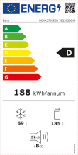 Integreeritav külmik Beko BCNA275E5SN