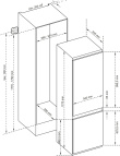 Integreeritav külmik Kluge KCN2256J