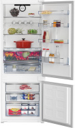 BEKO Built-In Refrigerator BCNE400E40SN, Width 69 cm, Height 194 cm, Energy class E, HarvestFresh, Neo Frost, Inverter motor