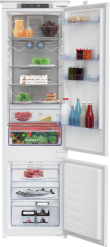 BEKO Refrigerator BCNA306E4SN Built In, 193.5cm, Energy class E, HarvestFresh, Neo Frost, Metal Wall T-BCNA306E4SN
