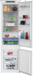 BEKO Refrigerator BCNA306E4SN Built In, 193.5cm, Energy class E, HarvestFresh, Neo Frost, Metal Wall T-BCNA306E4SN