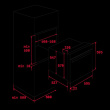 Integreeritav ahi Teka HLB8400PBK must