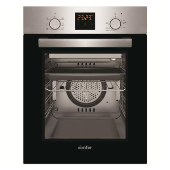 Simfer | Oven | 4207BERIM | 47 L | Multifunctional | Manual | Pop-up knobs | Height 54.1 cm | Width 45 cm | Stainless steel