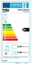 Integreeritav ahi Beko BCBIS17300KSB