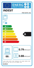 Integreeritav ahi Indesit IFW65Y0JBL