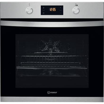 INDESIT | Oven | IFW 3544 JH IX | 71 L | Electric | Hydrolytic | Electronic | Height 59.5 cm | Width 59.5 cm | Stainless steel