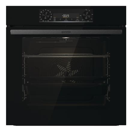 Gorenje | Oven | BOS6737E06FBG | 77 L | Multifunctional | EcoClean | Mechanical control | Steam function | Convection | Height 59.5 cm | Width 59.5 cm | Black