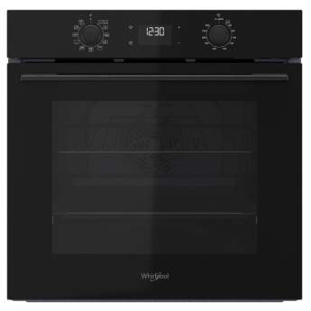 Whirlpool, katalüütiline puhastus, 71 L, must - Integreeritav ahi / OMK58CU1SB