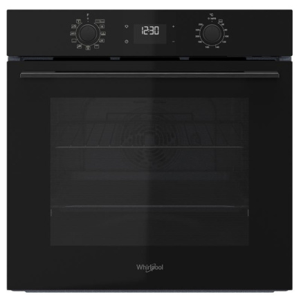Whirlpool, katalüütiline puhastus, 71 L, must - Integreeritav ahi / OMK58CU1SB