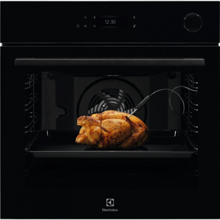 Electrolux, pürolüütiline puhastus, 72 L, must - Integreeritav ahi / EOC8P39WZ