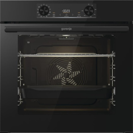 Gorenje, 77 L, pürolüütiline puhastus, must - Integreeritav ahi / BOP6373E28EBG