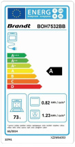 Integreeritav ahi Brandt BOH7532BB