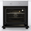 Gorenje Oven | BO6615E01X | 60 L | Electric | EnamelClean | Mechanical control | Height 59.5 cm | Width 59.5 cm | Stainless steel