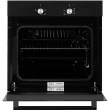 Simfer | Oven | 8004AERSP | 62 L | Electric | Manual | Mechanical control | Height 60 cm | Width 60 cm | Black