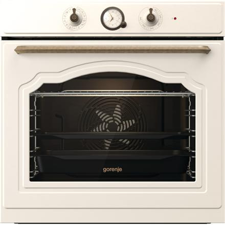 Gorenje | Oven | BOS67371CLI | 77 L | Multifunctional | EcoClean | Mechanical control | Steam function | Height 59.5 cm | Width 59.5 cm | Beige