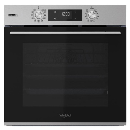 Whirlpool, 71 L, hüdrolüütiline puhastus, roostevaba teras - Integreeritav ahi / OMSK58HU1SX