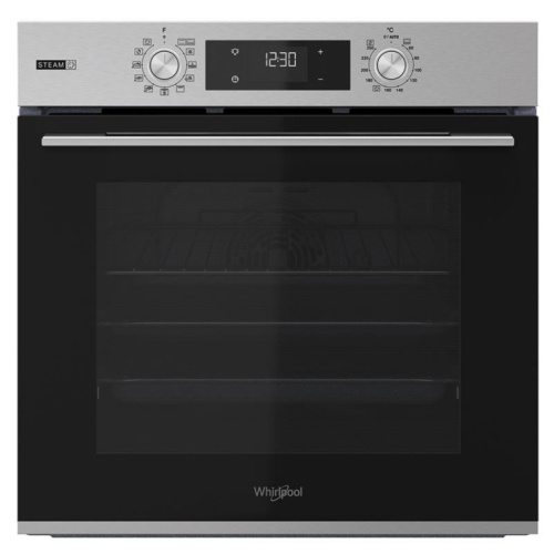Whirlpool, 71 L, hüdrolüütiline puhastus, roostevaba teras - Integreeritav ahi / OMSK58HU1SX