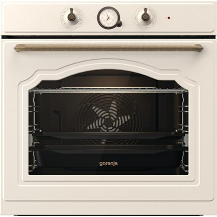 Gorenje Oven | BOS67372CLI | 77 L | Multifunctional | AquaClean | Mechanical | Steam function | Height 59.5 cm | Width 59.5 cm | Sandy