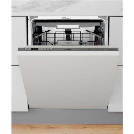 Whirlpool Dishwasher | W0I D751A X | Built-in | Width 59.8 cm | Number of place settings 14 | Number of programs 11 | Energy efficiency class B | Stainless steel