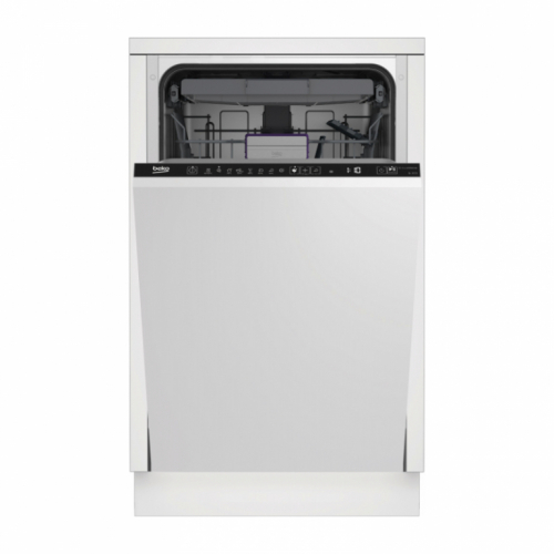 BEKO Built-In Dishwasher BDIS38120Q, Energy class E, Width 45 cm, Aqualntense, 8 programs, 3rd drawer, Led Spot