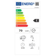 Dishwasher | GV520E15 | Built-in | Width 44.8 cm | Number of place settings 9 | Number of programs 5 | Energy efficiency class E | Display